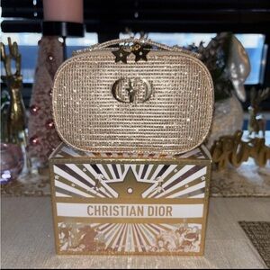 Christian Dior Beauty Gold Vanity Case & Box Holiday 2025 Limited Edition